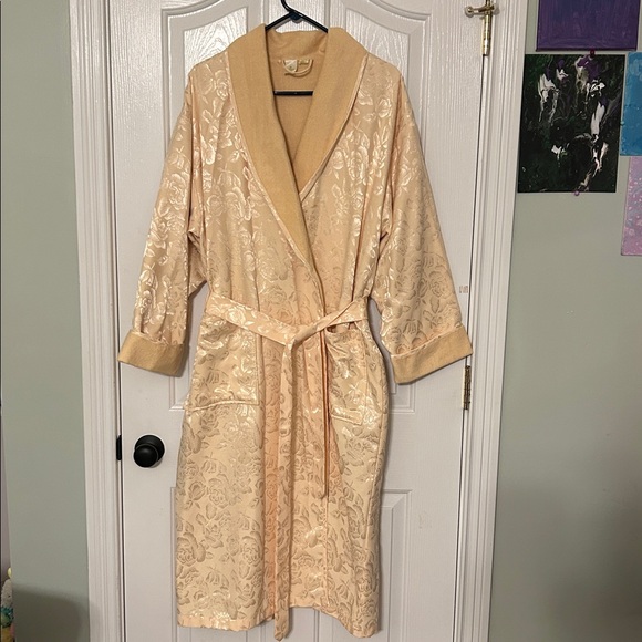 Victoria's Secret Other - Vintage 80s Victorias Secret Gold Label Robe Lined Size Medium/Large EUC Rare
